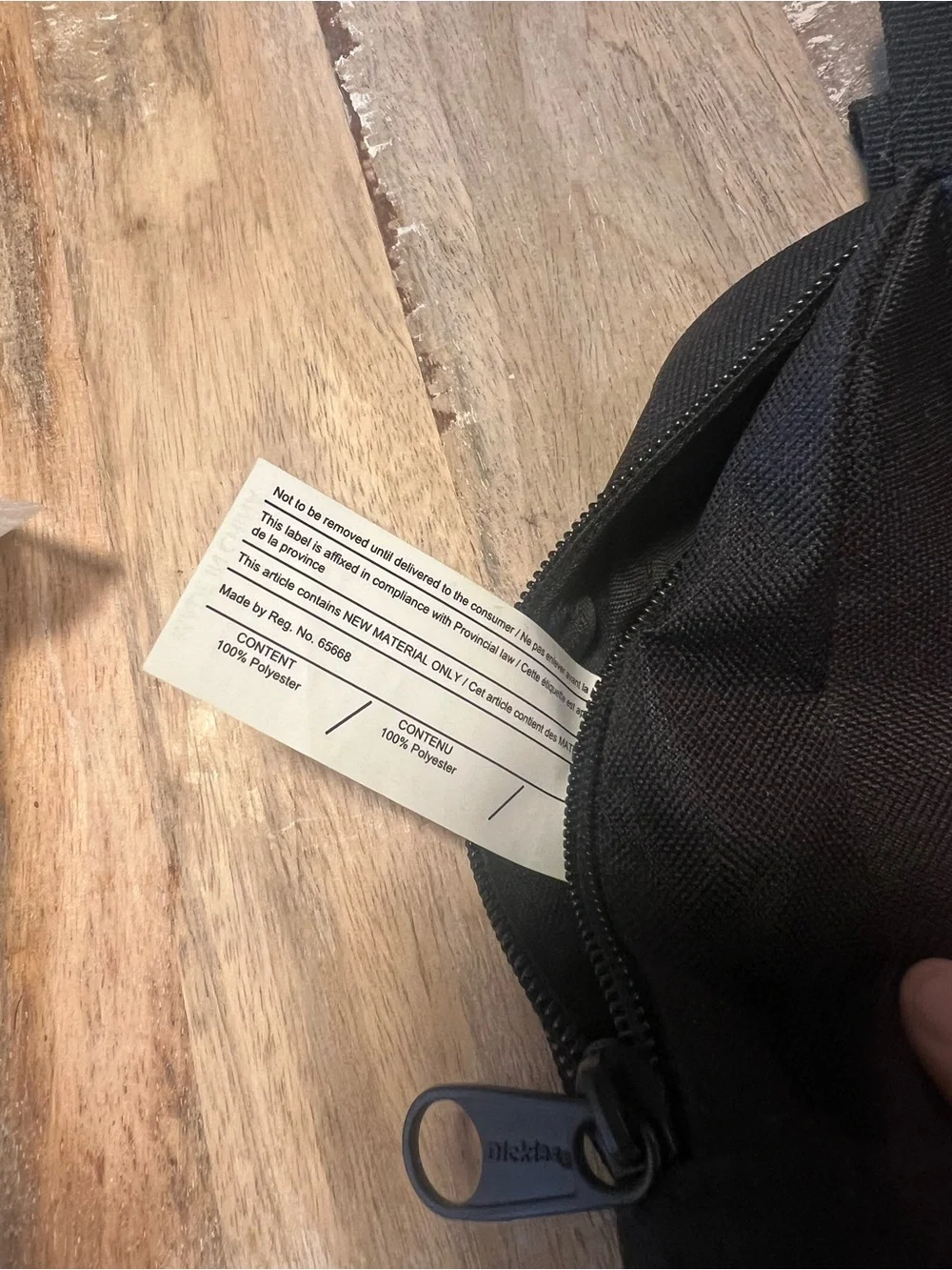 Dickies Black Small Front-Zip Backpack